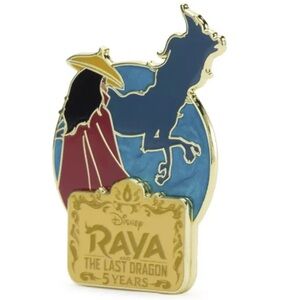Disney Pins 2026 -Raya and the Last Dragon 5th Anniversary Pin – LE of 1250